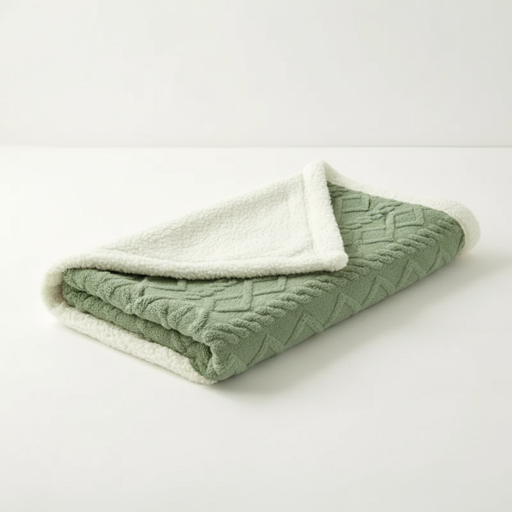 Couverture épaisse en jacquard