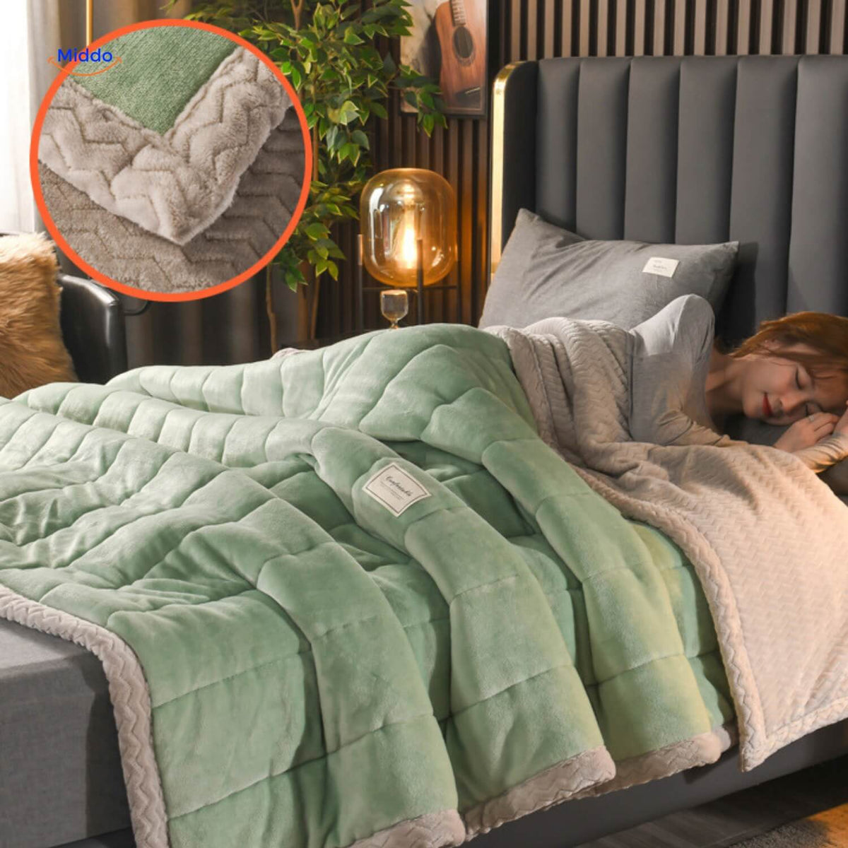 Couverture polaire en laine, chaude et confortable, idéale pour l'hiver