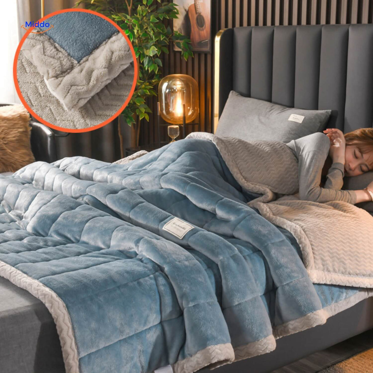 Couverture polaire en laine, chaude et confortable, idéale pour l'hiver
