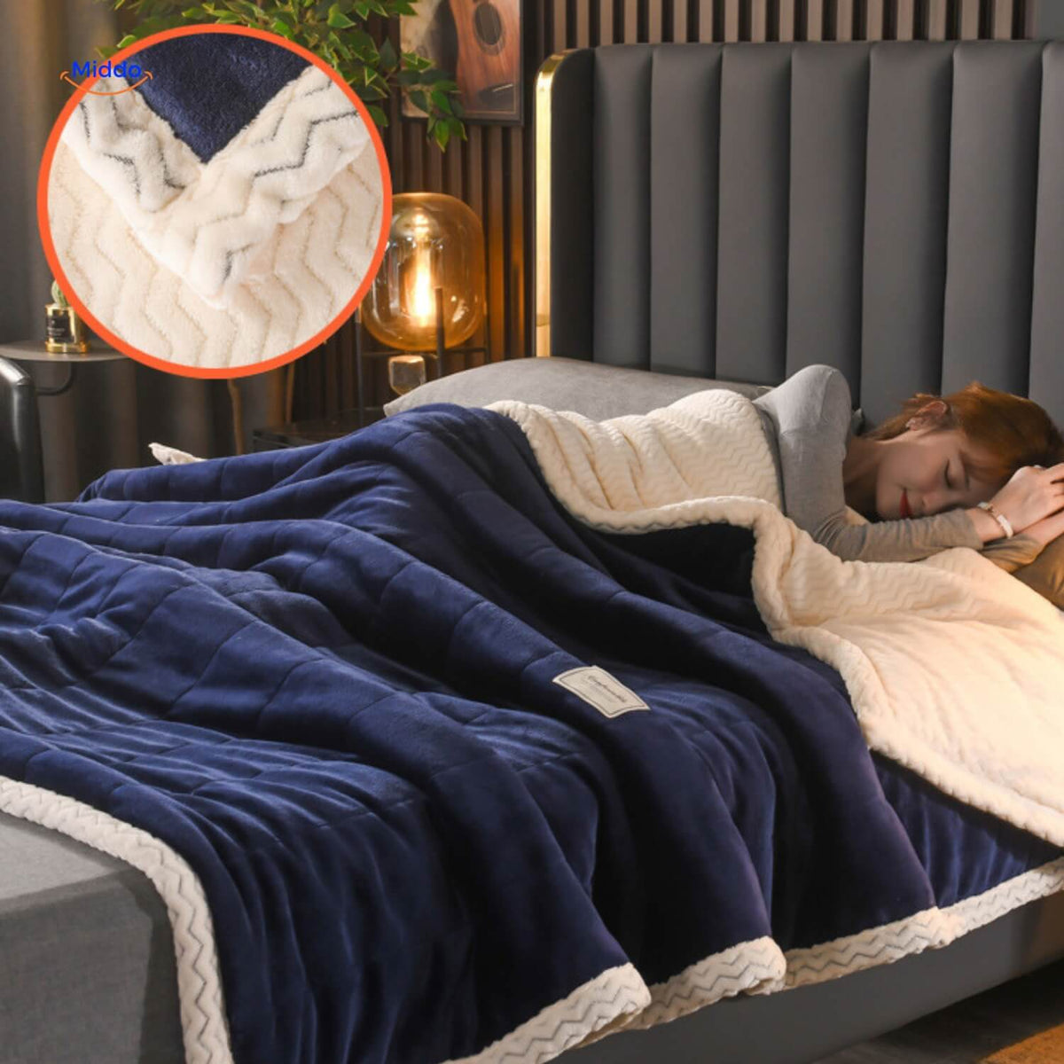 Couverture polaire en laine, chaude et confortable, idéale pour l'hiver