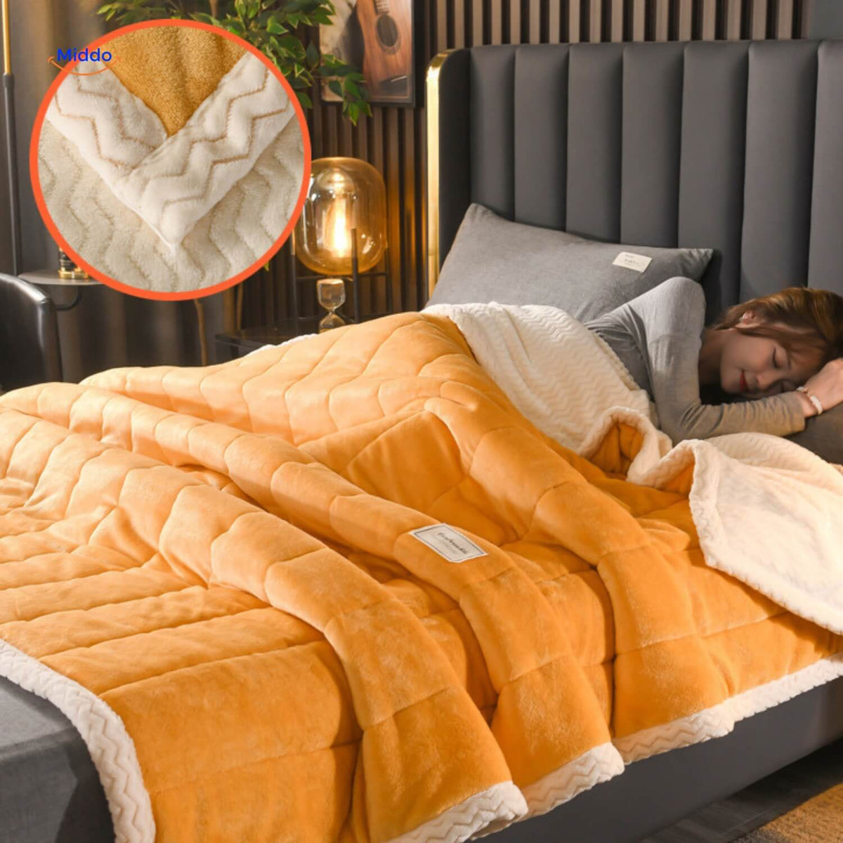 Couverture polaire en laine, chaude et confortable, idéale pour l'hiver