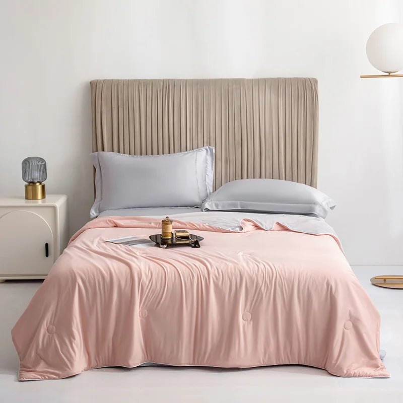 Couverture rafraîchissante double face pour un sommeil confortable et rafraîchissant