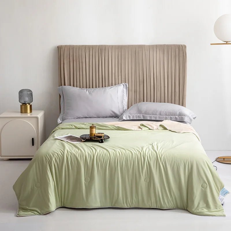 Couverture rafraîchissante double face pour un sommeil confortable et rafraîchissant