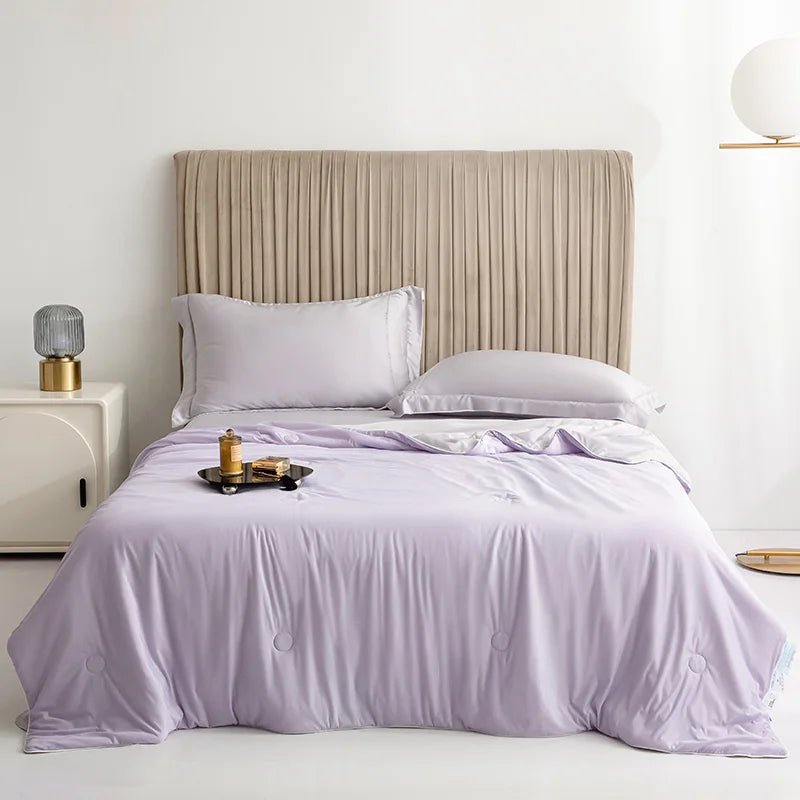 Couverture rafraîchissante double face pour un sommeil confortable et rafraîchissant