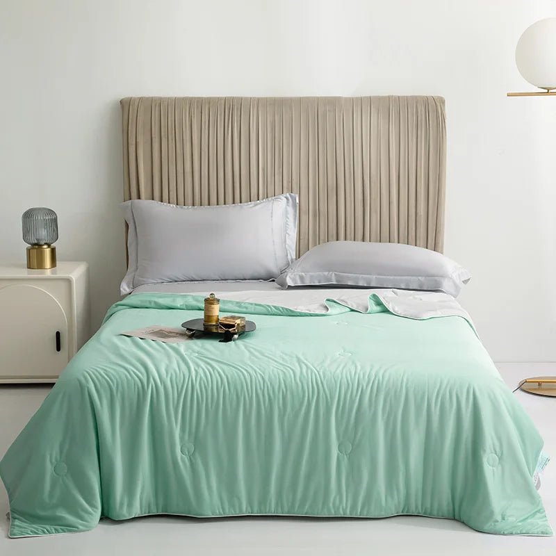 Couverture rafraîchissante double face pour un sommeil confortable et rafraîchissant