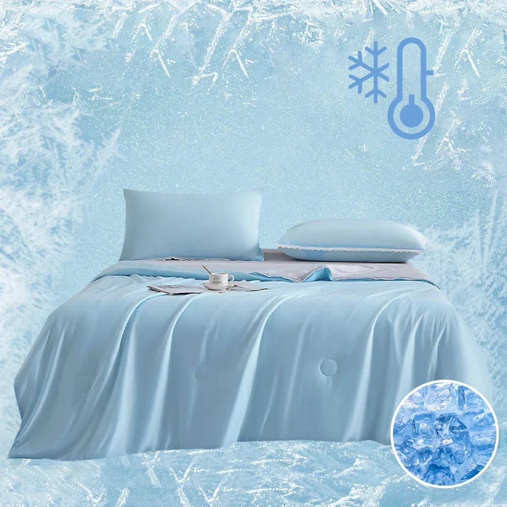 Couverture rafraîchissante double face pour un sommeil confortable et rafraîchissant