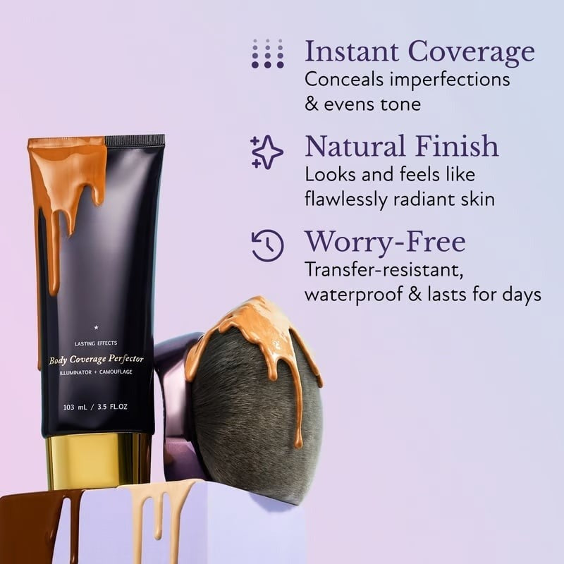 Crème de maquillage corps perfectionnante pour une peau impeccable
