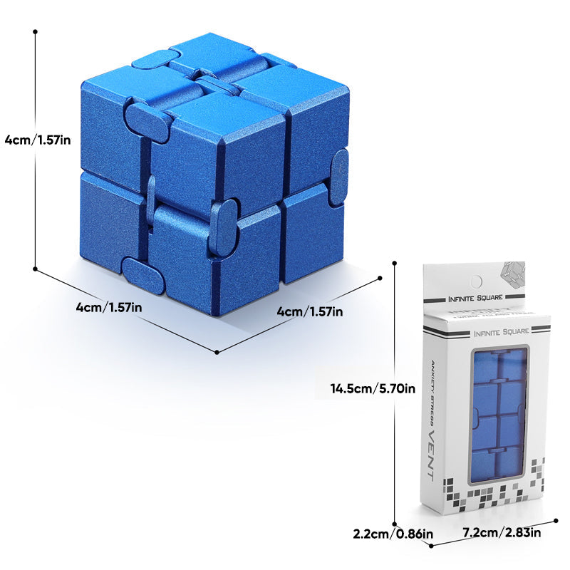 Cube anti-stress infini à manipuler