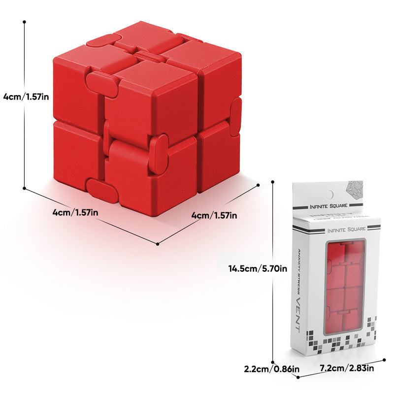Cube anti-stress infini à manipuler