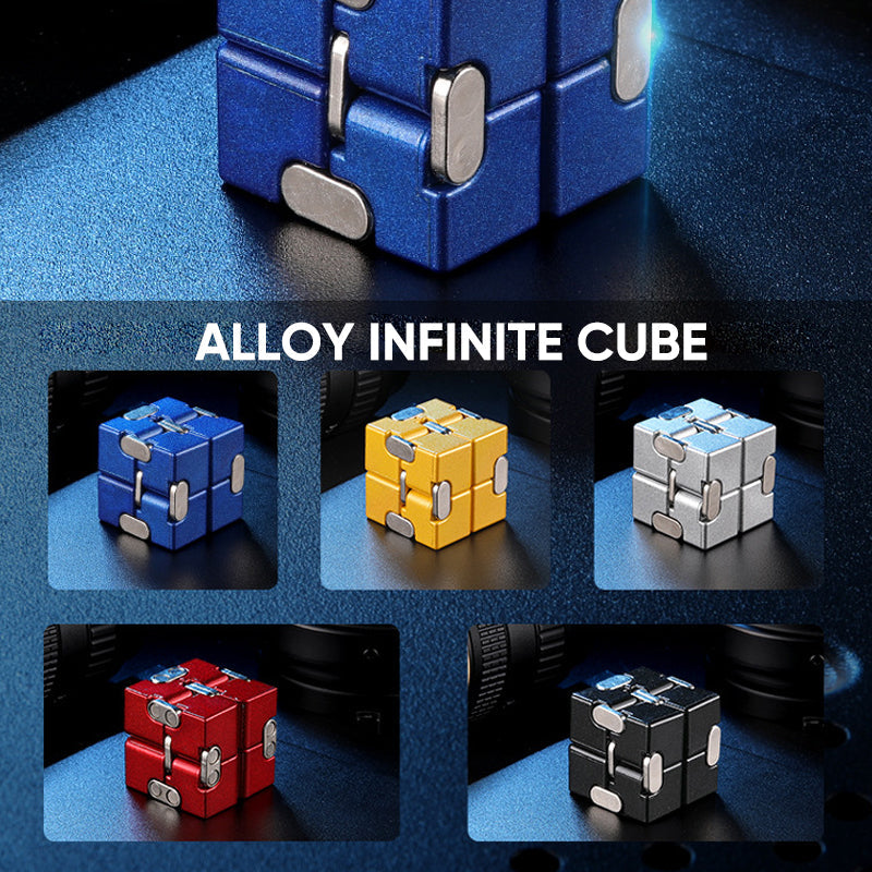 Cube anti-stress infini à manipuler