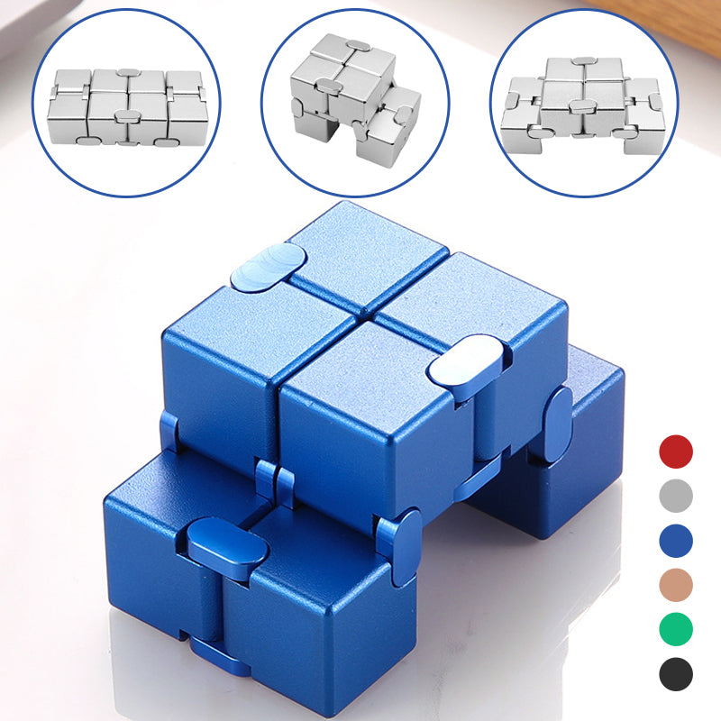 Cube anti-stress infini à manipuler