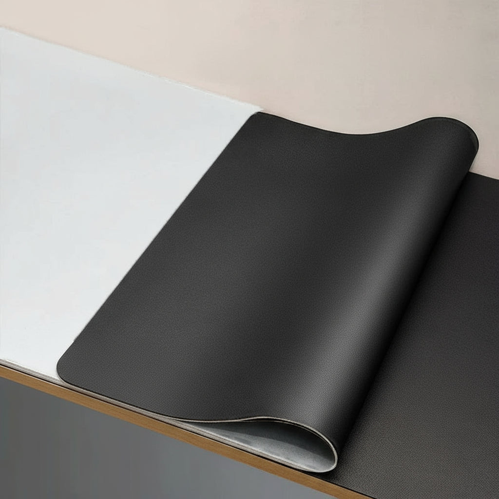 DESKSHIELD – Premium PU Leather Desk Pad for Precise Mouse Control