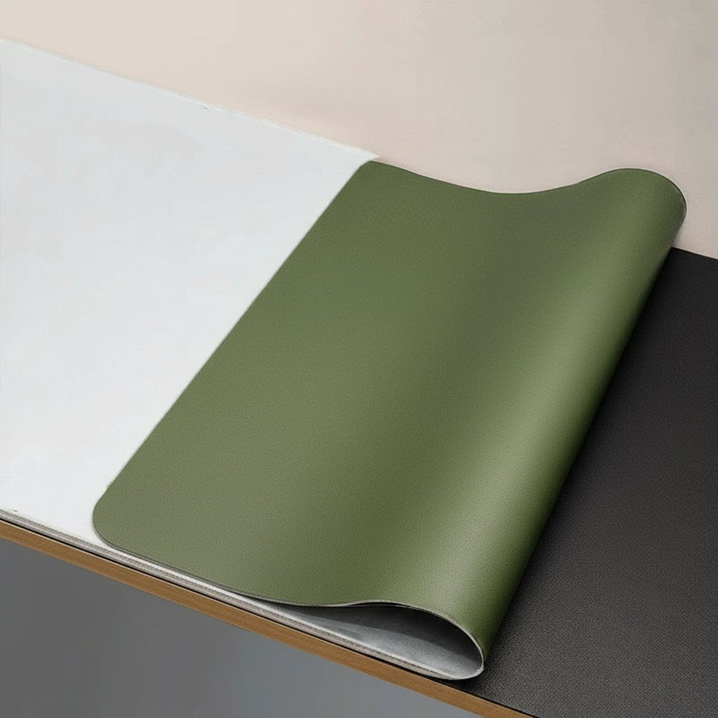 DESKSHIELD – Premium PU Leather Desk Pad for Precise Mouse Control