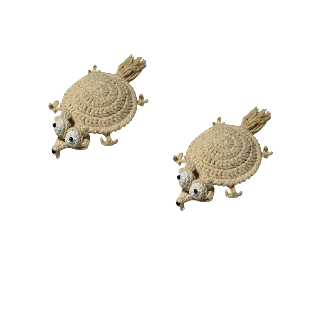 Dessous-de-verre au crochet motif animal