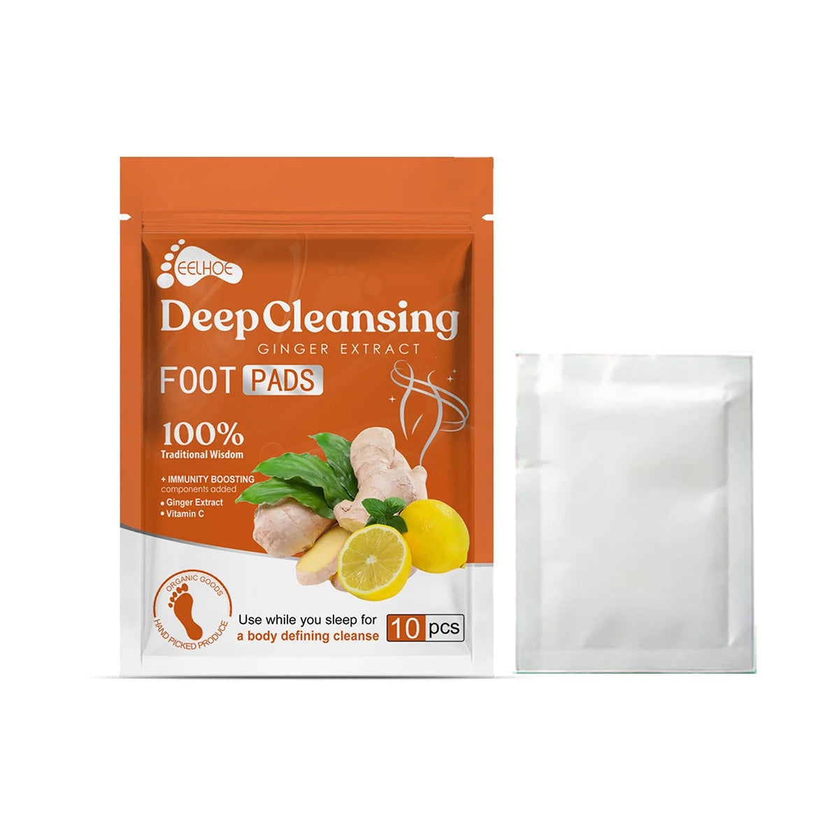 Detox Foot Patches - Ginger and Bamboo Vinegar 10 pcs