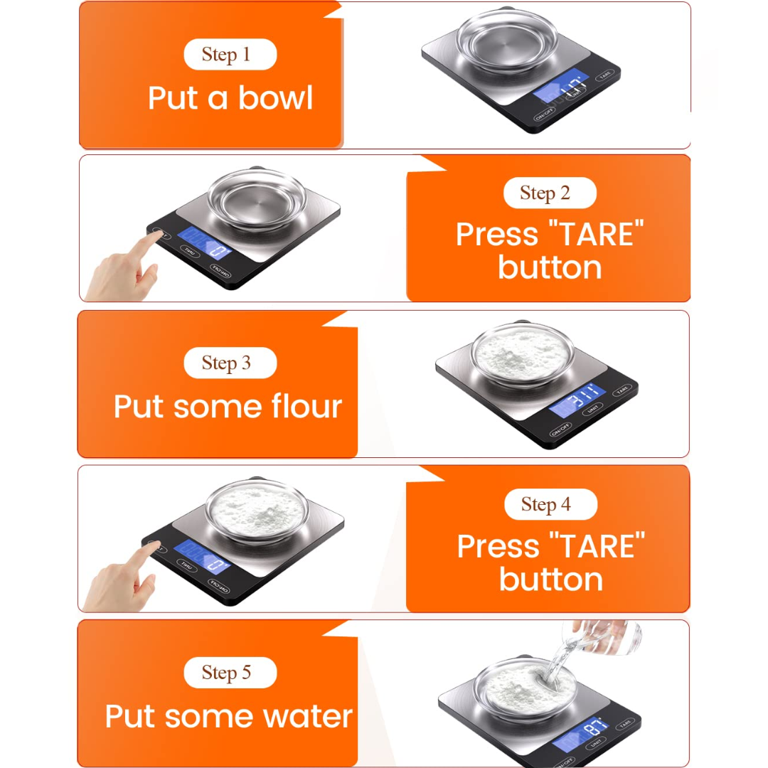 Digital Kitchen Scale - PrecisionPro