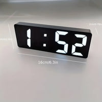 Réveil miroir LED numérique
