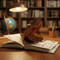 DINOCRAFT – 3D kniha o dinosauroch s presnými vedeckými informáciami