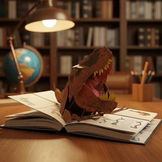 DINOCRAFT – 3D Dinosaur Pop-Up Book with Precise Scientific Insights