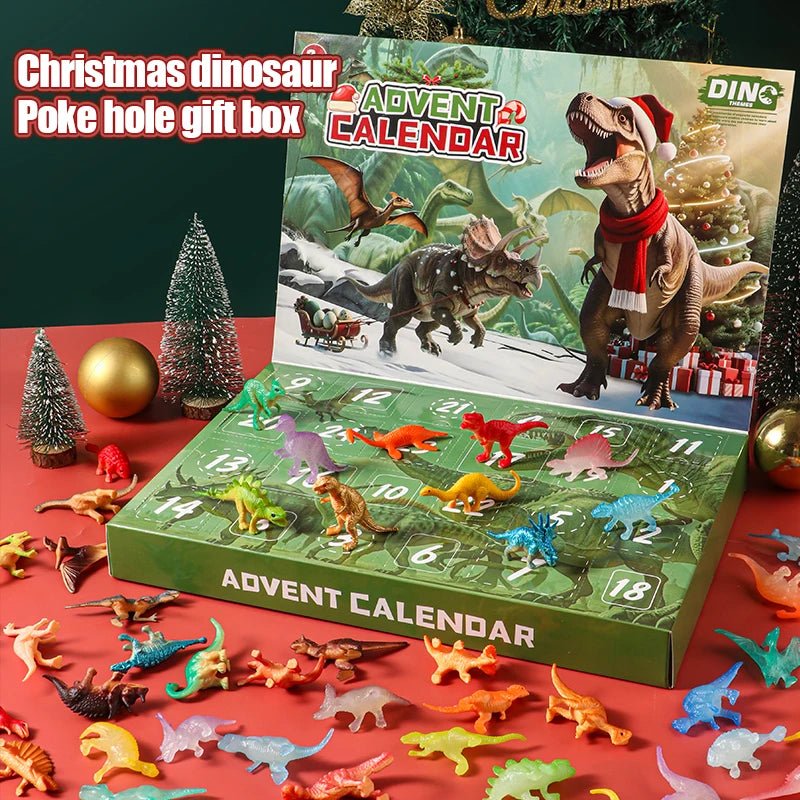 DINOQUEST 2025 – Christmas Countdown Calendar with 24 Dino Toys
