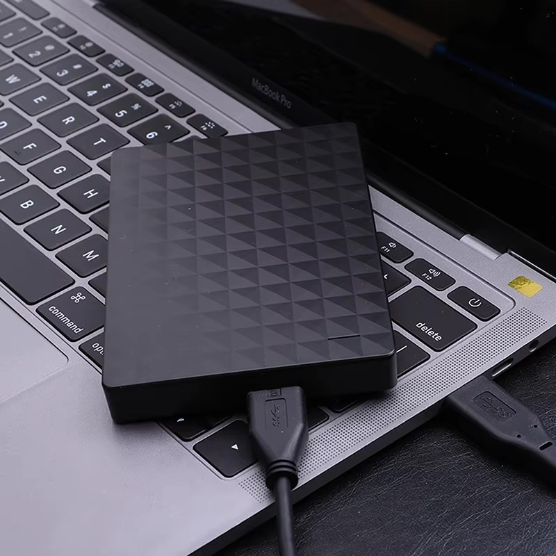 Disque dur externe 8 To USB 3.0 – Solution de stockage portable – Design noir compact avec fonctionnalité Plug-and-Play