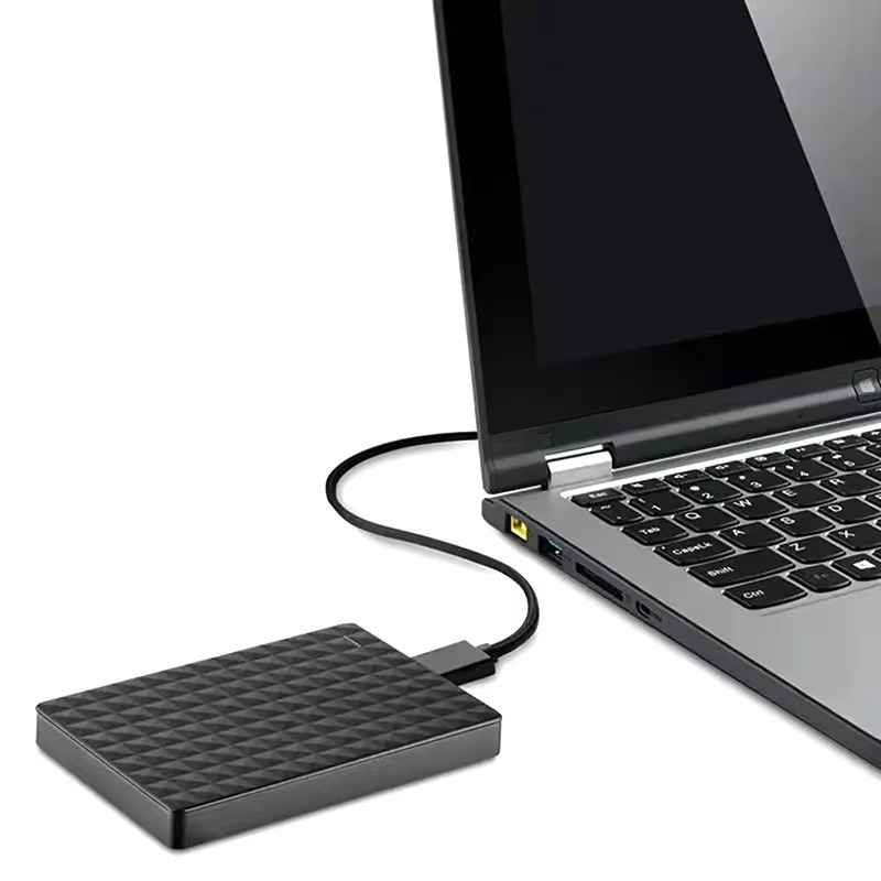 Disque dur externe 8 To USB 3.0 – Solution de stockage portable – Design noir compact avec fonctionnalité Plug-and-Play