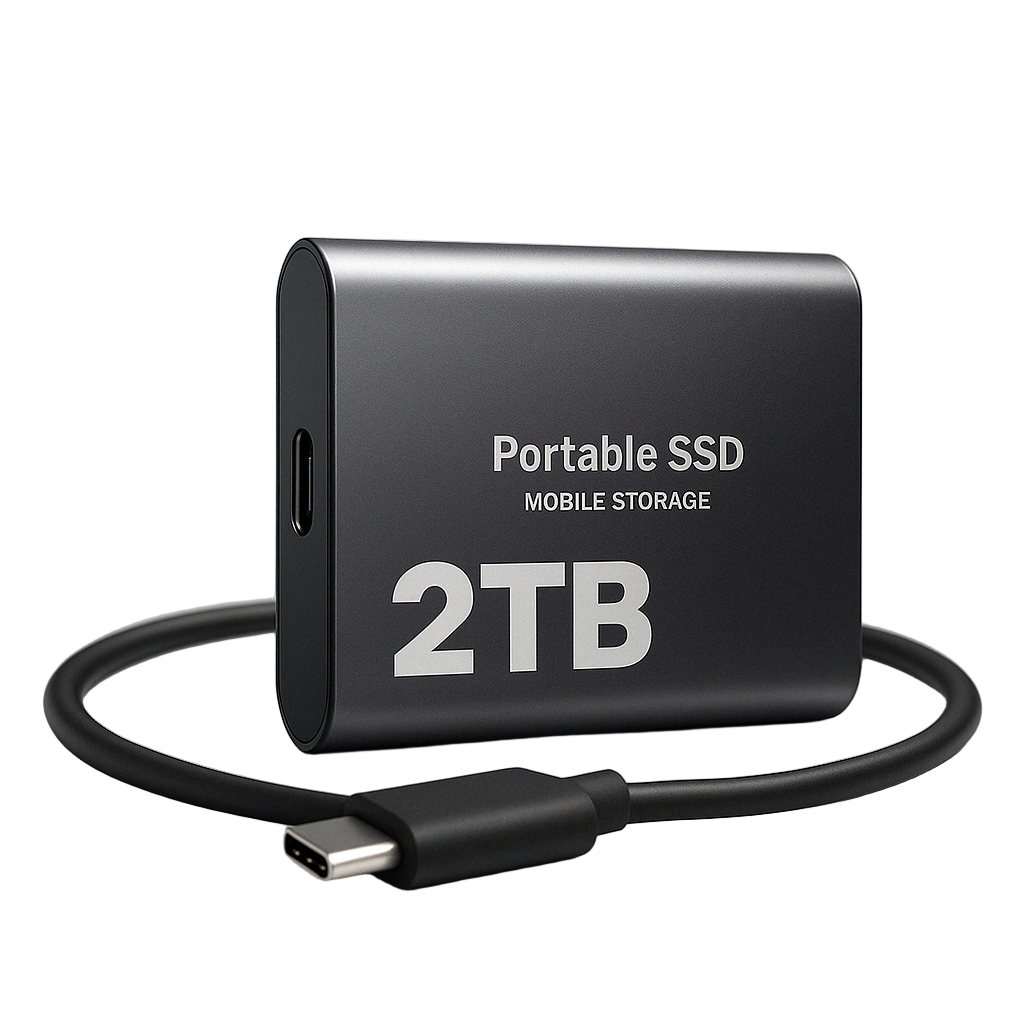 Disque dur portable – SSD rapide au design compact