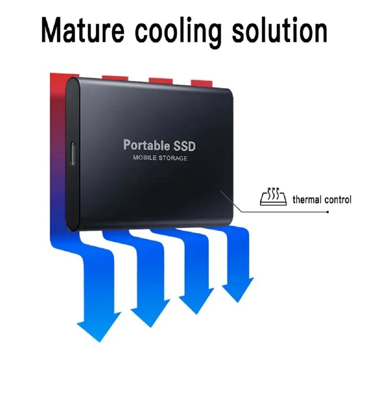 Disque dur SSD externe 1, 2, 4, 8, 12, 16, 32, 64 To