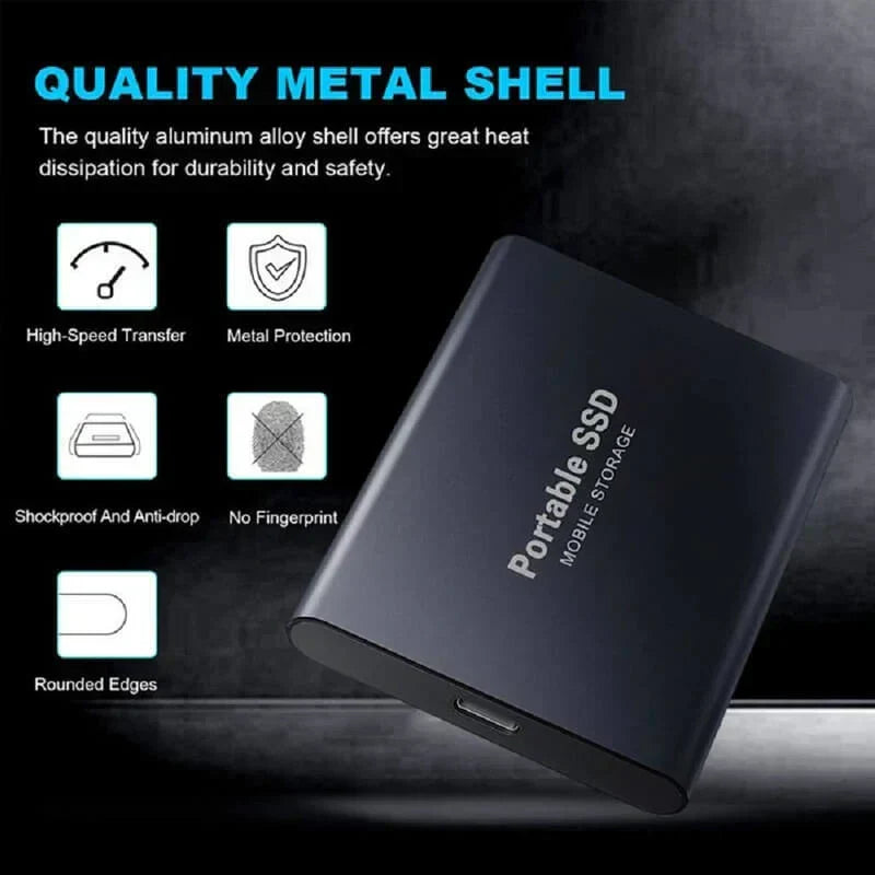 Disque dur SSD externe 1, 2, 4, 8, 12, 16, 32, 64 To