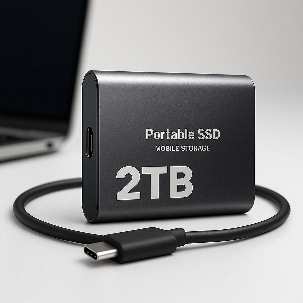 Disque SSD portable compact, stockage haute vitesse