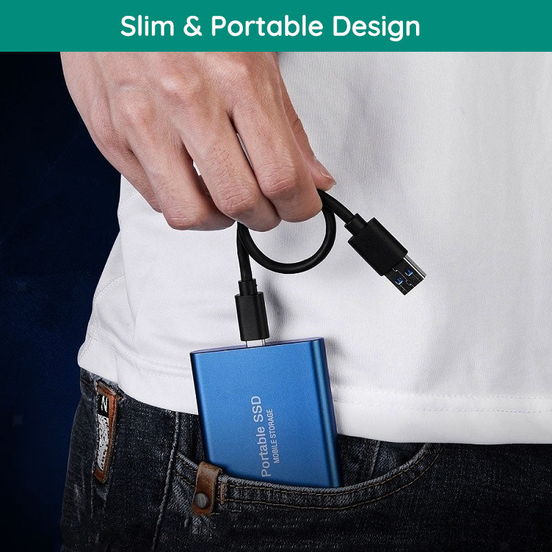 Disque SSD portable ultra-rapide, stockage fiable et compact