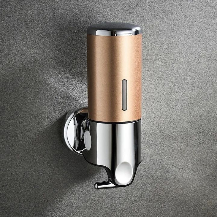 Distributeur de savon mural en acier inoxydable au design élégant