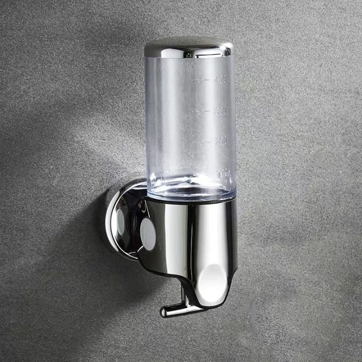 Distributeur de savon mural en acier inoxydable au design élégant