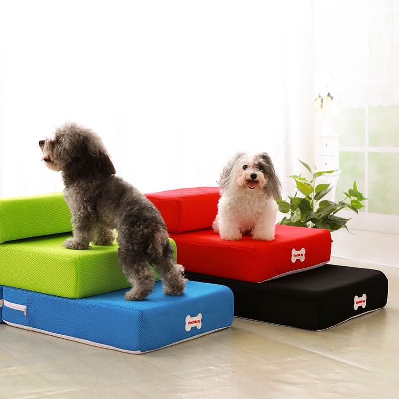 DOGSTEP PRO - Luxury dog steps for safe access to couch & bed