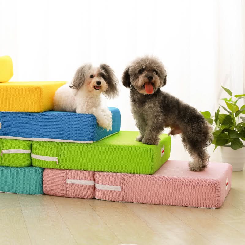 DOGSTEP PRO - Luxury dog steps for safe access to couch & bed