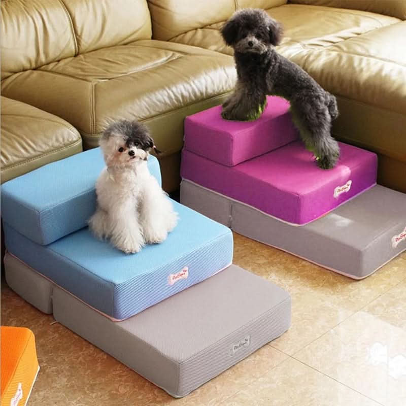 DOGSTEP PRO - Luxury dog steps for safe access to couch & bed