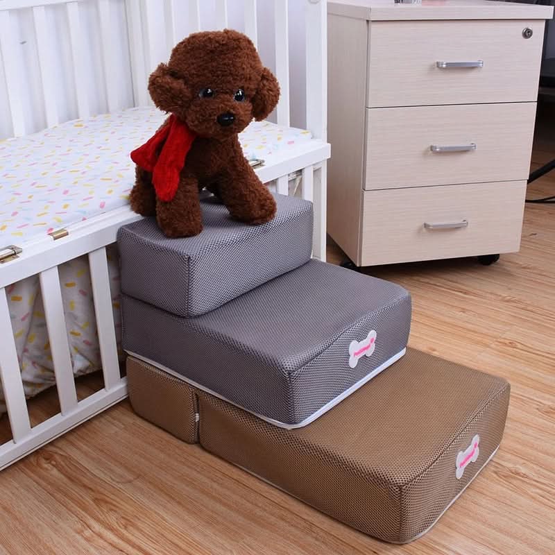 DOGSTEP PRO - Luxury dog steps for safe access to couch & bed