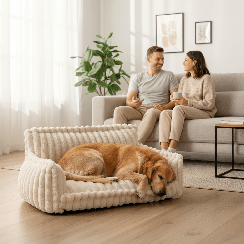 DOGVIA – Soft & Washable Orthopedic Dog Sofa for Pets