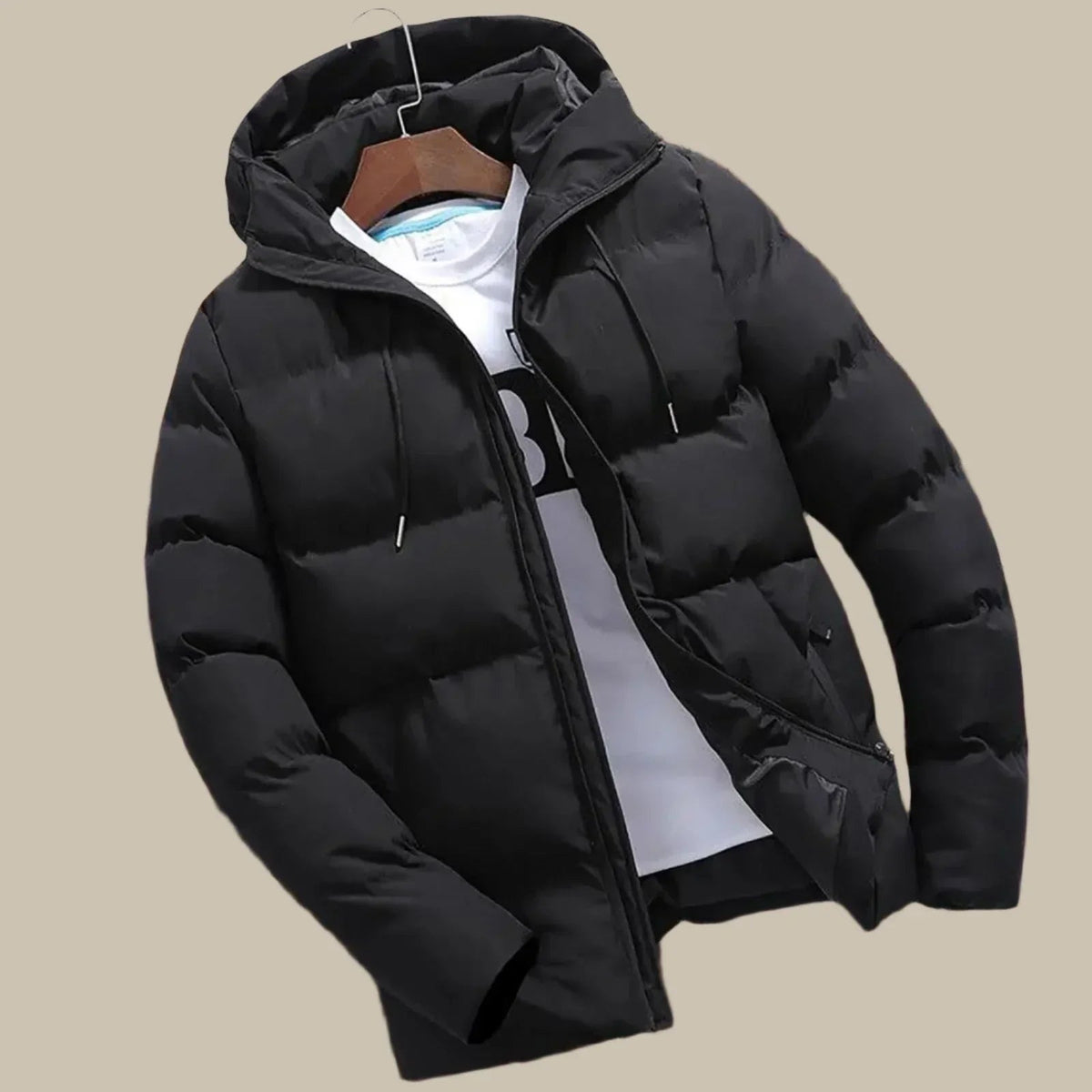 Doudoune à capuche pour homme