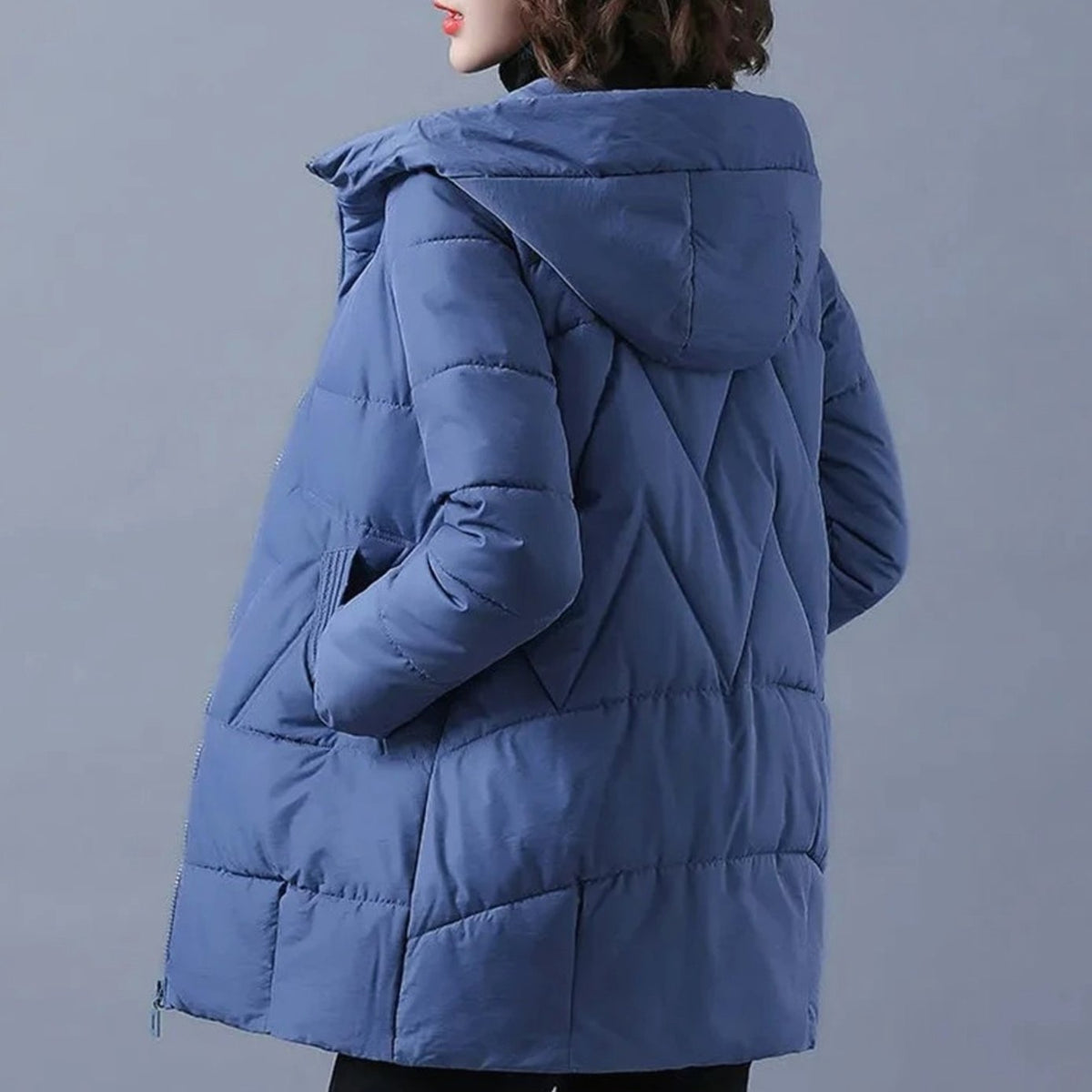 Doudoune d'hiver isolante à capuche pour femme