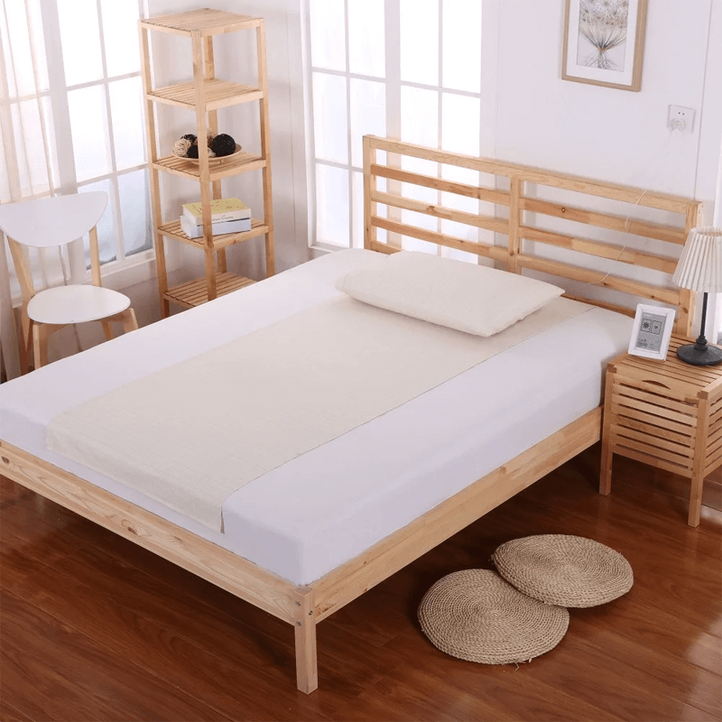 Draps de mise à la terre avec fils d'argent pour un meilleur sommeil et une meilleure santé