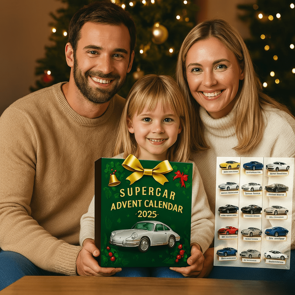DRIVEVENTURE – Limited Supercar Advent Calendar with 24 Precise Miniature Models