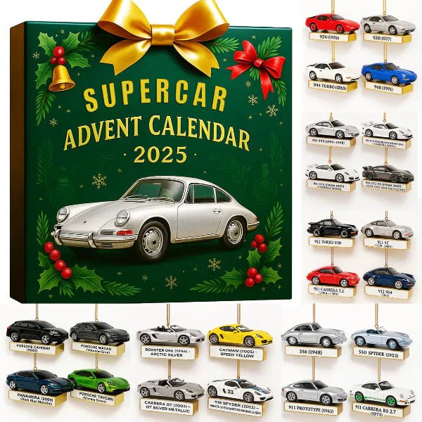 DRIVEVENTURE – Limited Supercar Advent Calendar with 24 Precise Miniature Models