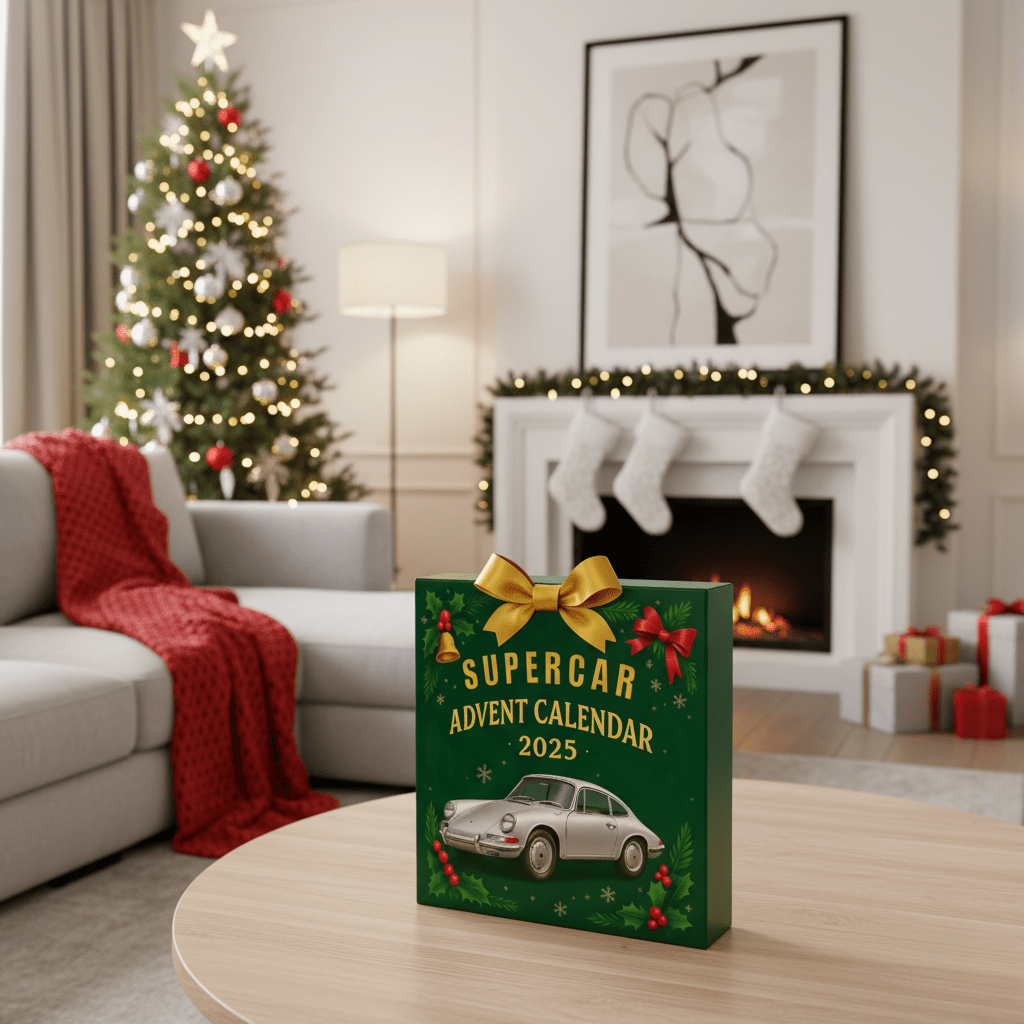 DRIVEVENTURE – Limited Supercar Advent Calendar with 24 Precise Miniature Models