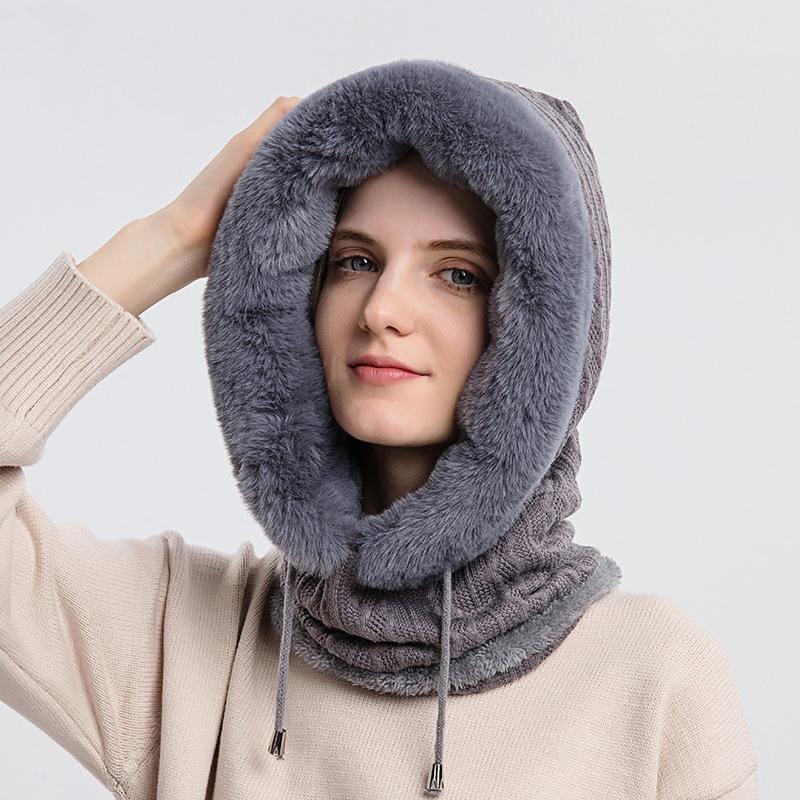 Écharpe, bonnet et capuche 3-en-1