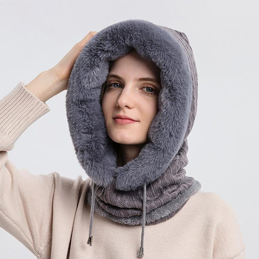 Écharpe, bonnet et capuche 3-en-1