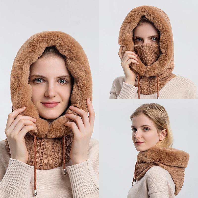 Écharpe, bonnet et capuche 3-en-1