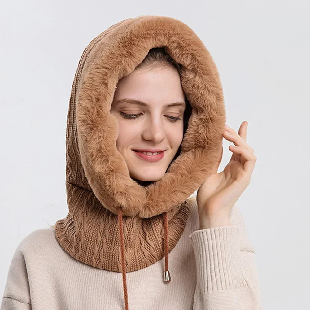 Écharpe, bonnet et capuche 3-en-1