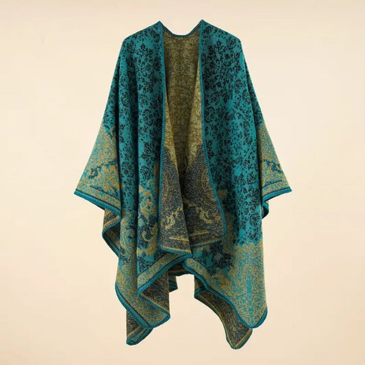 Écharpe plaid chaude à motif baroque