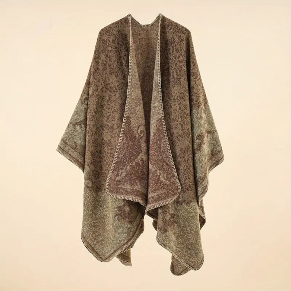 Écharpe plaid chaude à motif baroque
